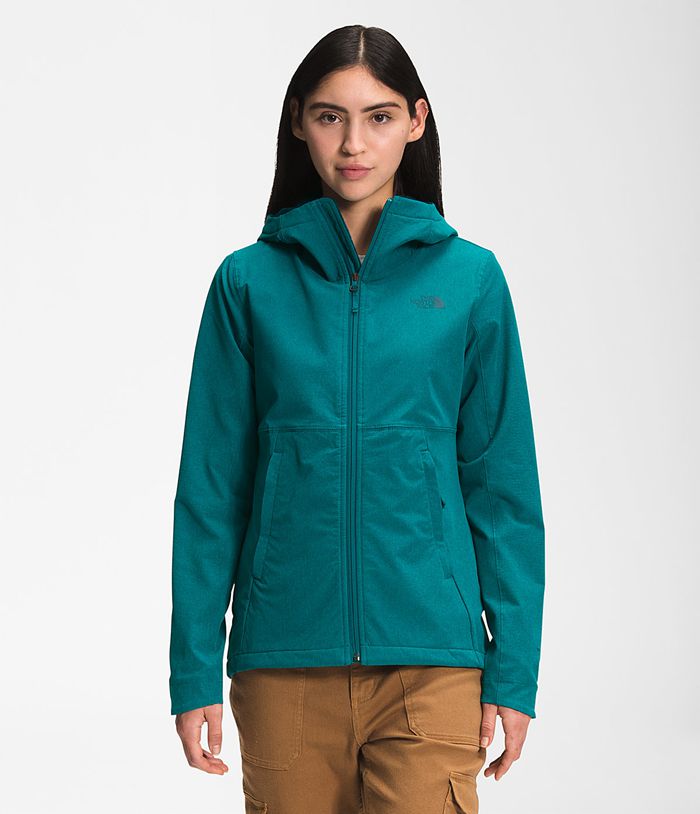 Chaqueta Softshell The North Face Mujer Verde Shelbe Raschel Sudadera Con Capucha 49825ETDU